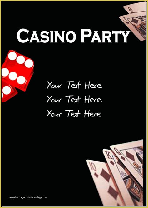 casino party invitations templates free|FREE Party Invitation PDF .